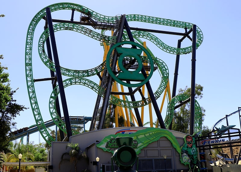 Roller coaster in Los Angeles County, California