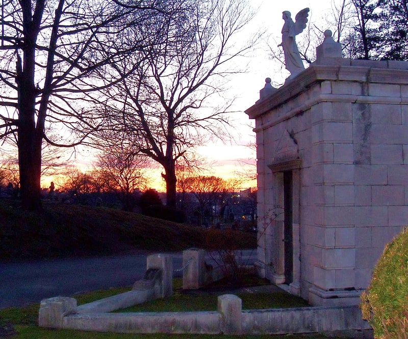 Cemetery in North Bergen, New Jersey
