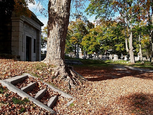 Cemetery in Taunton, Massachusetts
