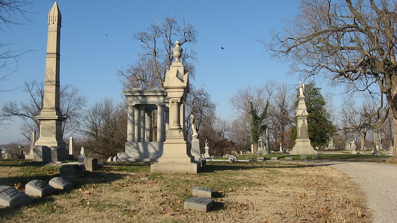 Cemetery in Evansville, Indiana