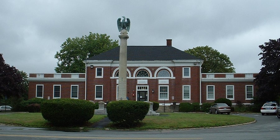 City or town hall in Bourne, Massachusetts