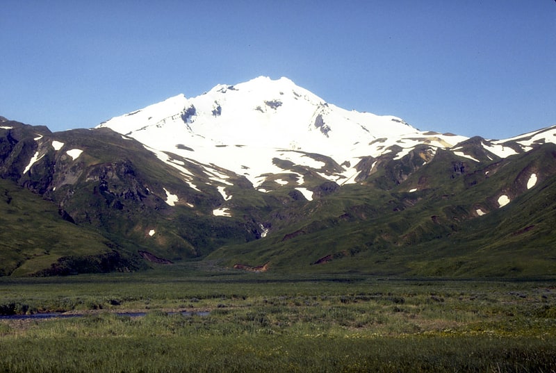 Schichtvulkan in Alaska
