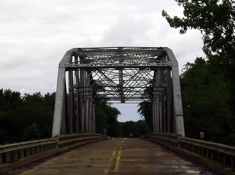 Truss bridge in Arkadelphia
