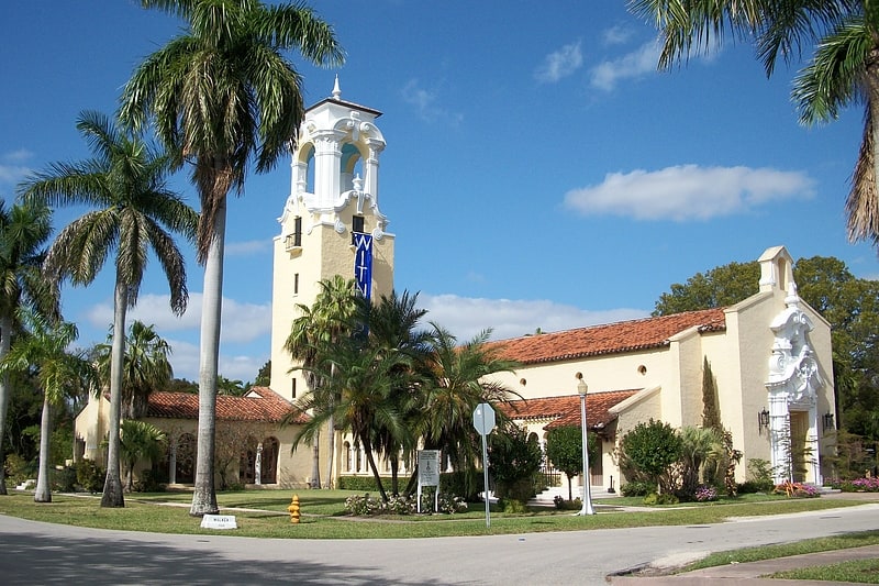 Congregational church in Coral Gables, Florida