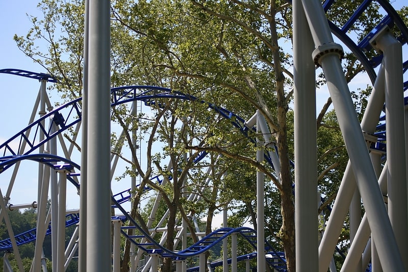 Roller coaster in West Mifflin, Pennsylvania