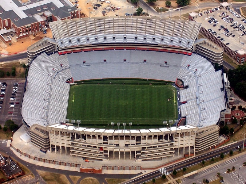 Stade de football américain à Auburn, Alabama