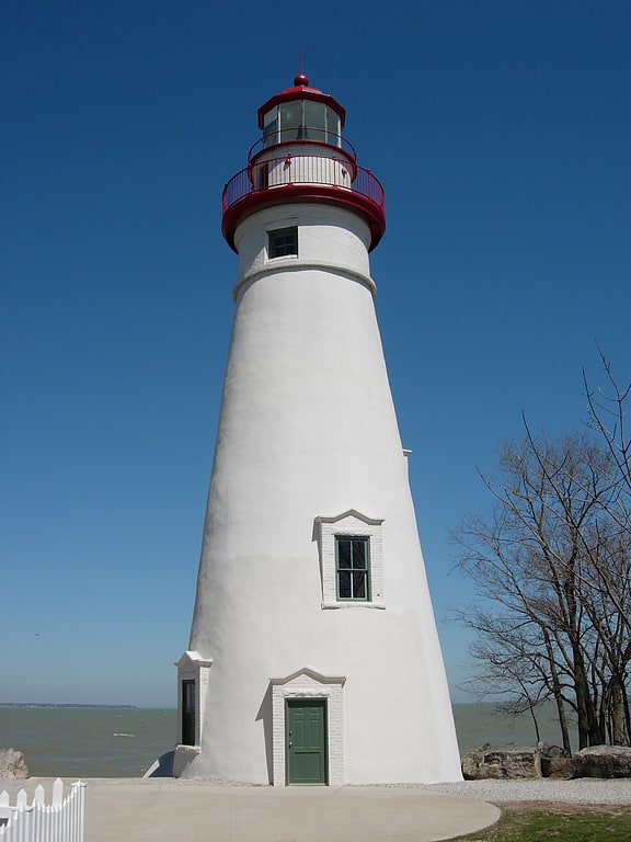Lighthouse in Lakeside Marblehead, Ohio