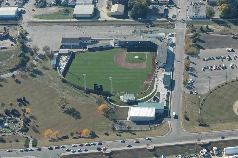 Stadium in Clinton, Iowa