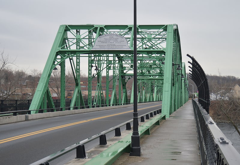 Truss bridge in Chicopee, Massachusetts