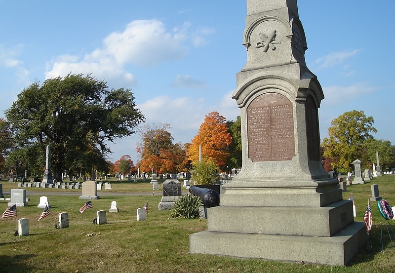 Cemetery in Quincy, Massachusetts