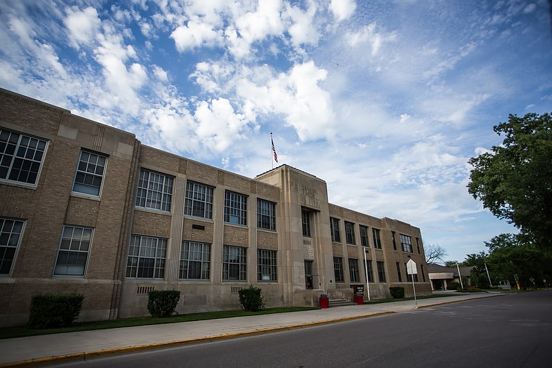 Middle school in Devils Lake, North Dakota