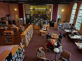 Public library in Sausalito, California