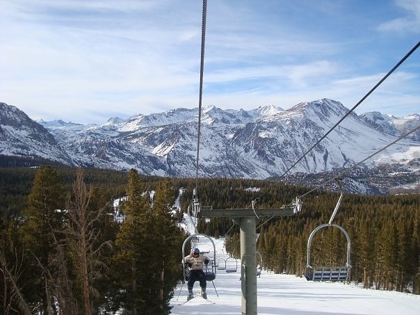 Ski area in June Lake, California