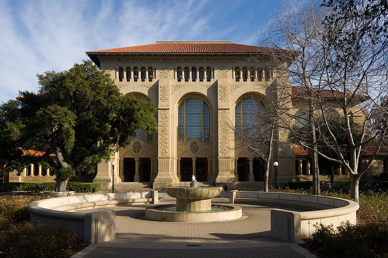 University library in Stanford, California