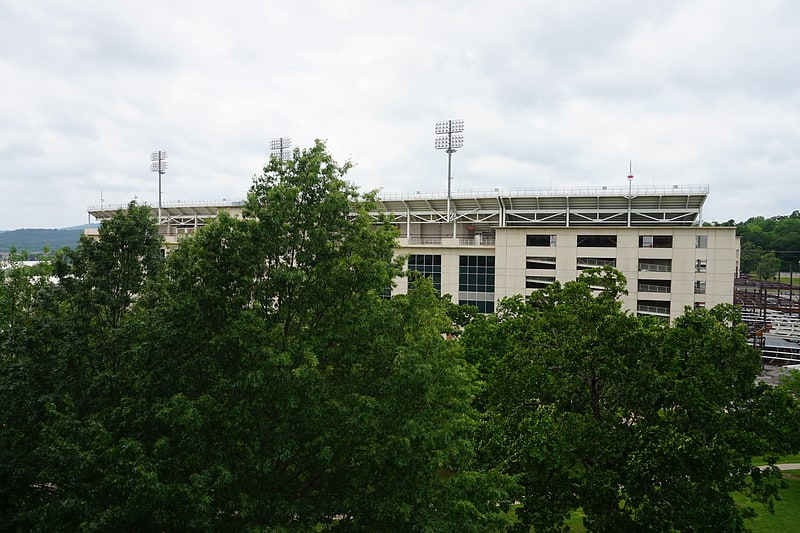Stade de football américain à Fayetteville, Arkansas