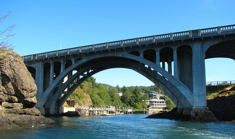 Bridge in Depoe Bay, Oregon