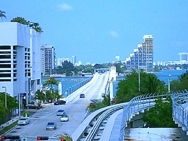 Bascule bridge in Miami, Florida