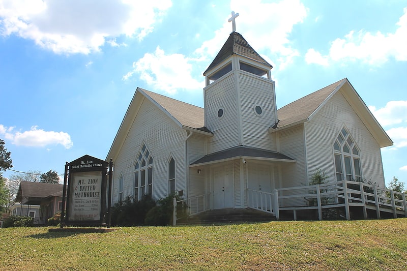 Church building in Brenham, Texas