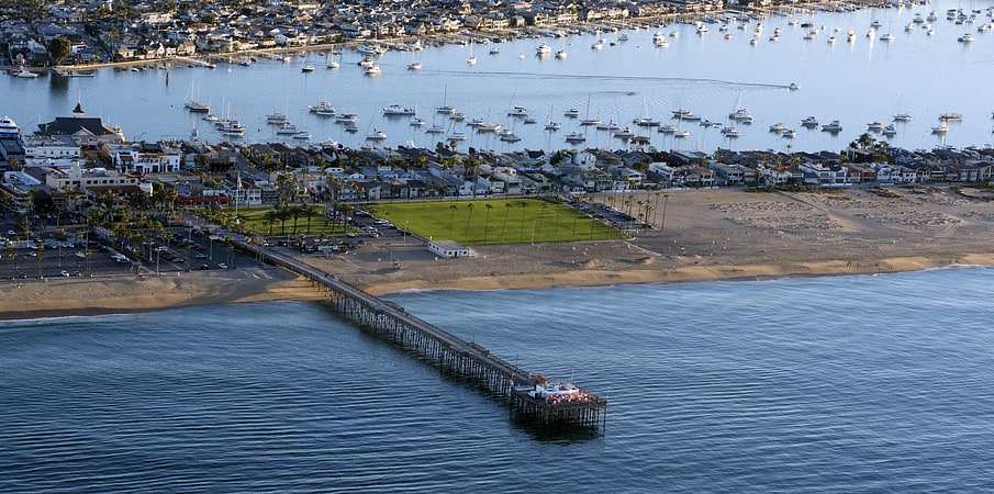 Fishing pier in Orange County, California