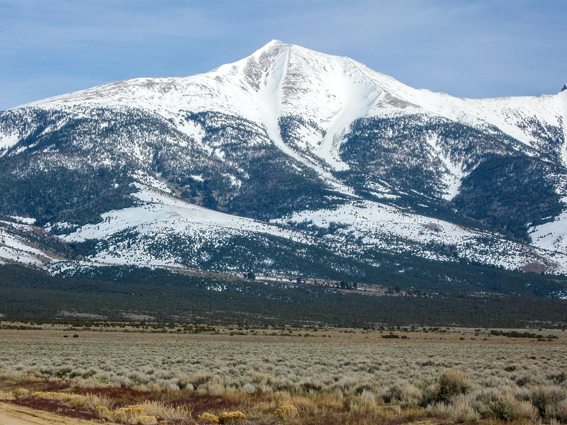 Gipfel in Nevada