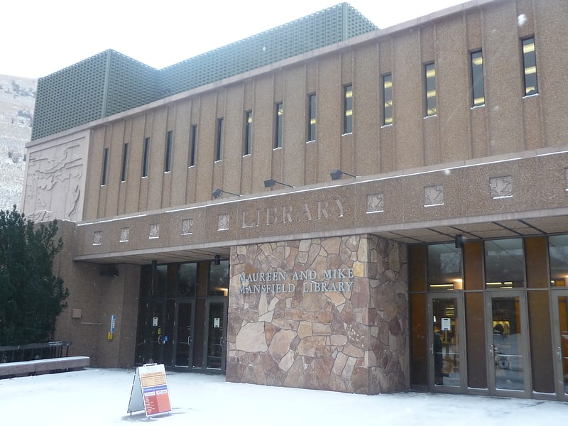 University library in Missoula, Montana