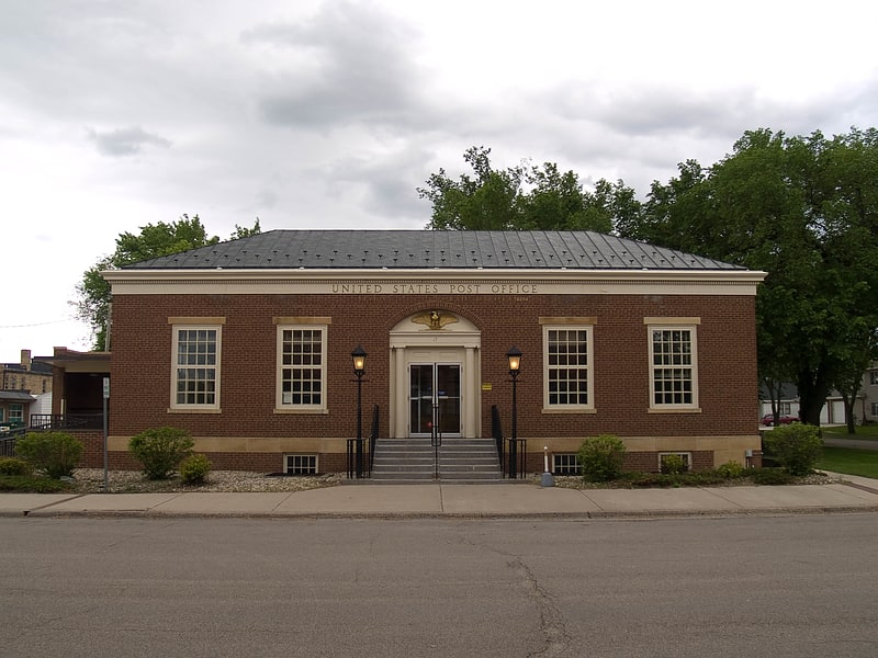 Post office in Lisbon, North Dakota