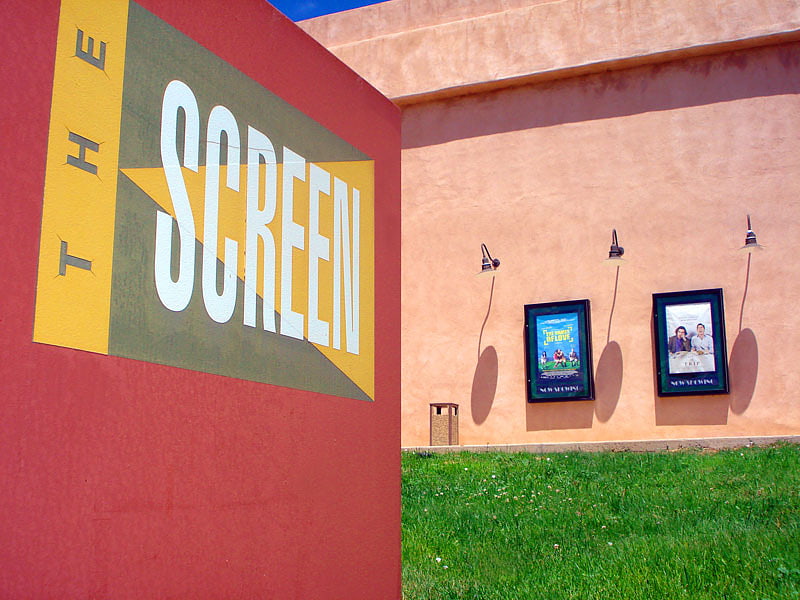 Movie theater in Santa Fe, New Mexico