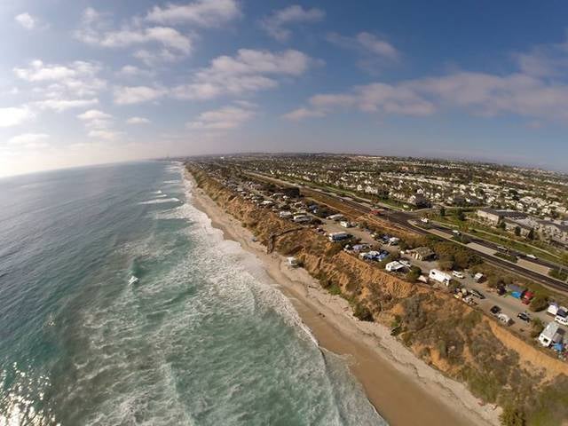 Beach in San Diego County, California