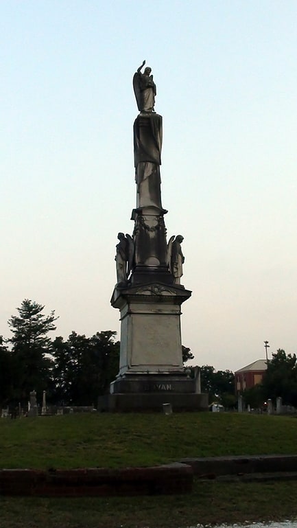 Cemetery in New Bern, North Carolina