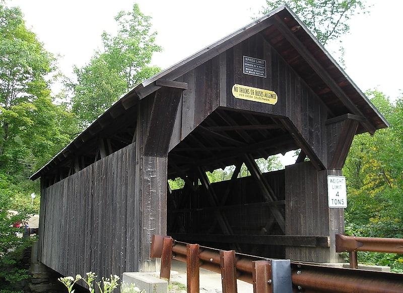 Covered bridge in Stowe, Vermont