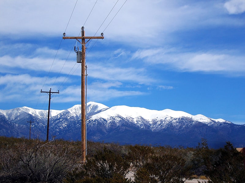 Cadena montañosa en Nuevo México