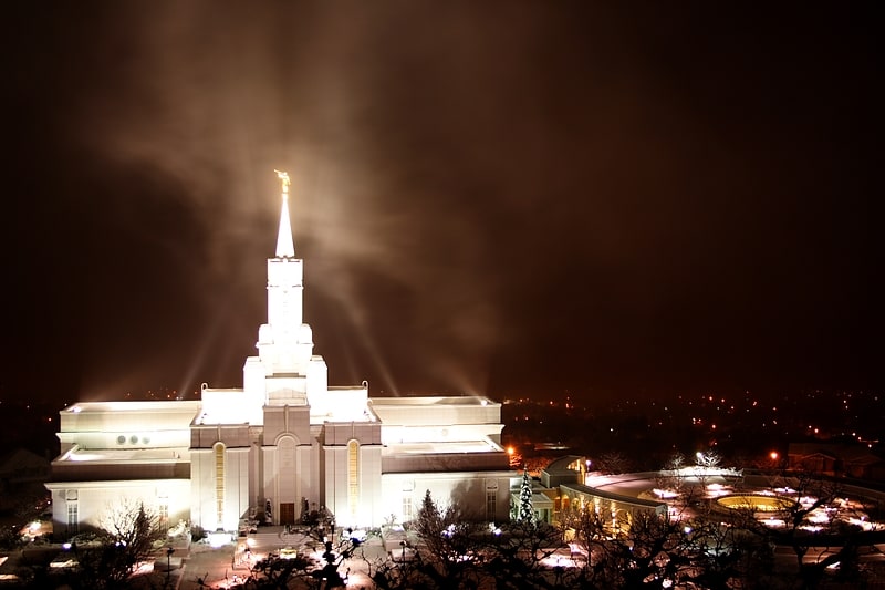Temple de l'église de jésus-christ des saints des derniers jours à Bountiful, Utah