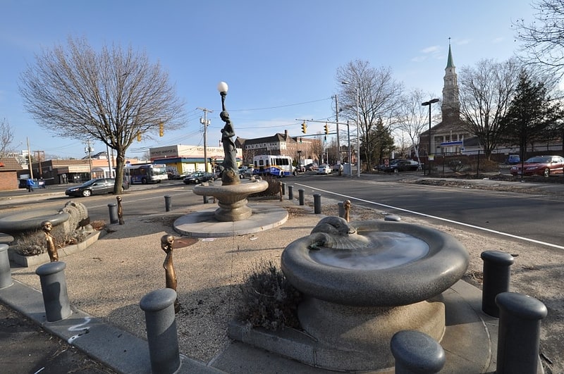 Fountain in Bridgeport, Connecticut