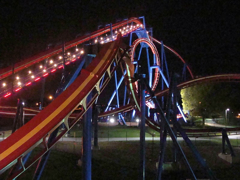 Roller coaster in Kansas City, Missouri