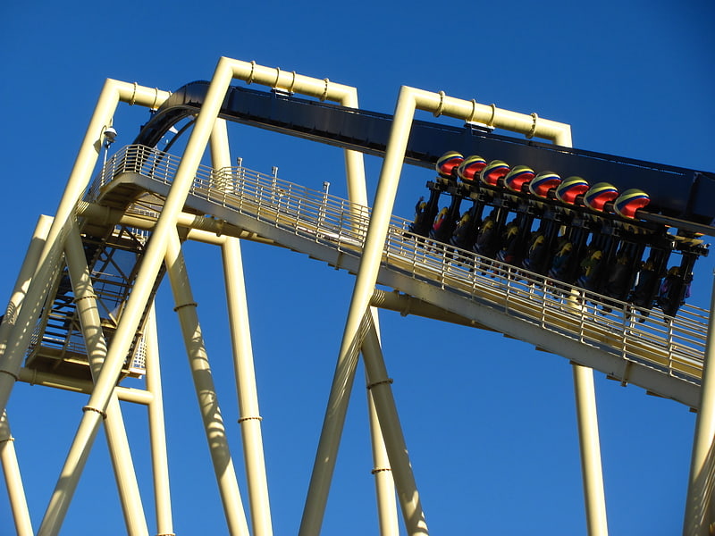 Roller coaster in Tampa, Florida
