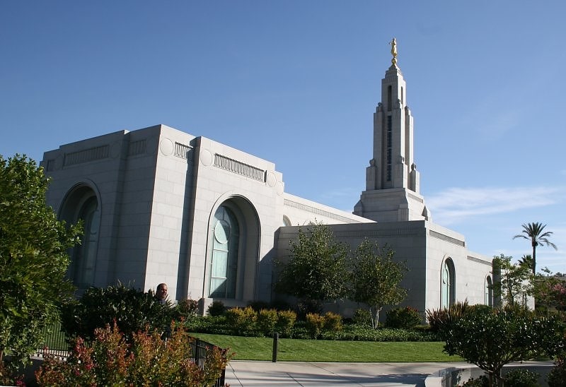 Temple de l'église de jésus-christ des saints des derniers jours dans les Redlands, Californie