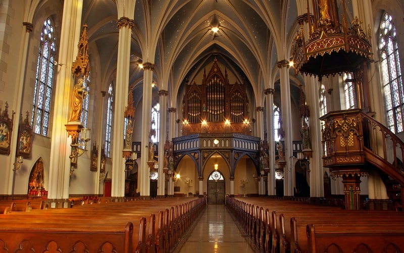 Iglesia católica en Detroit, Míchigan