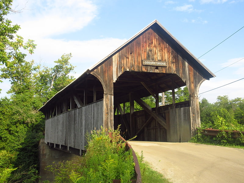 Covered bridge in East Montpelier, Vermont