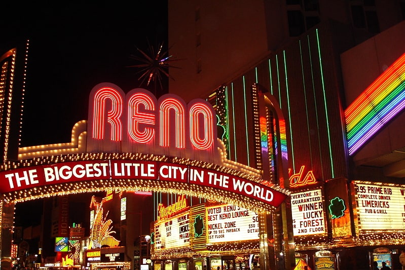 Historical landmark in Reno, Nevada