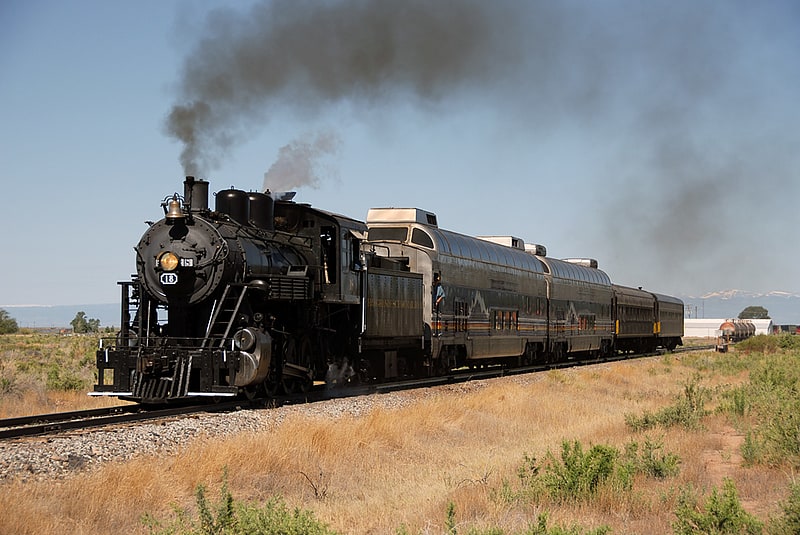 Rail museum in Alamosa, Colorado