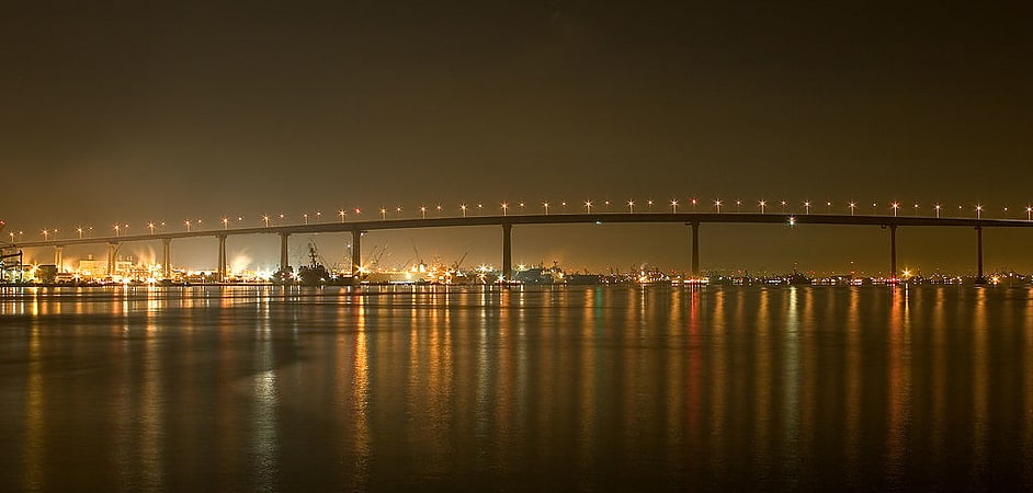 Girder bridge in San Diego, California