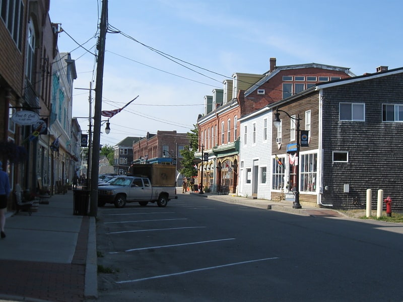 Historical landmark in Eastport, Maine