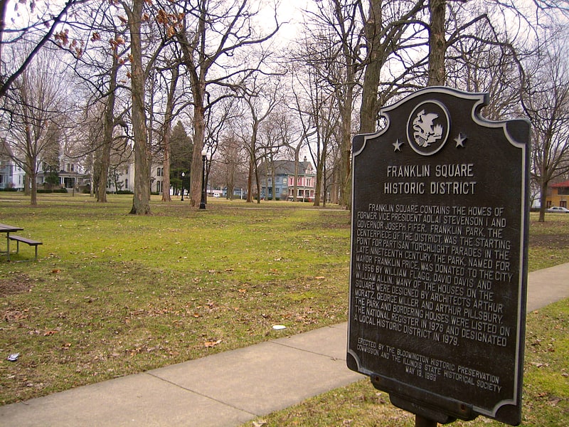 Historical landmark in Bloomington, Illinois