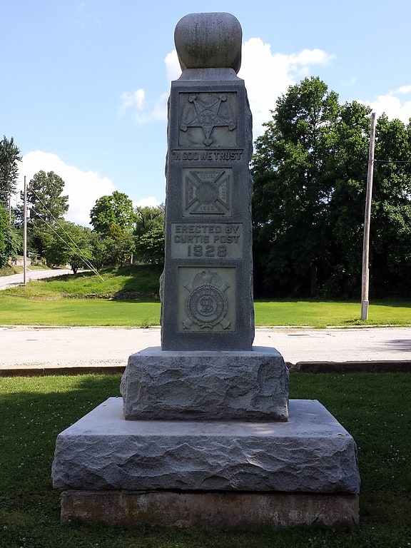 Monument in Siloam Springs, Arkansas