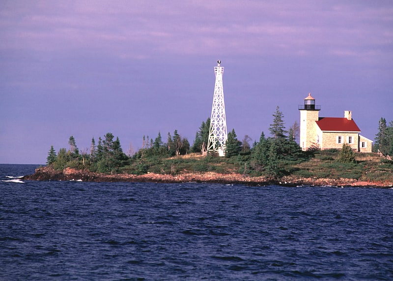 Lighthouse in Copper Harbor, Michigan
