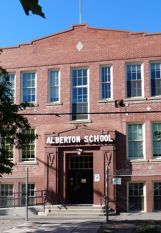 Public school in Alberton, Montana