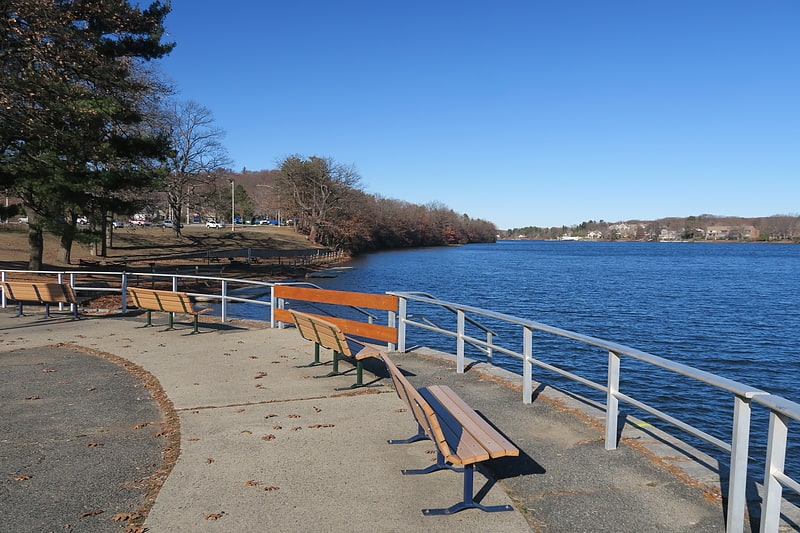 City park in Worcester, Massachusetts