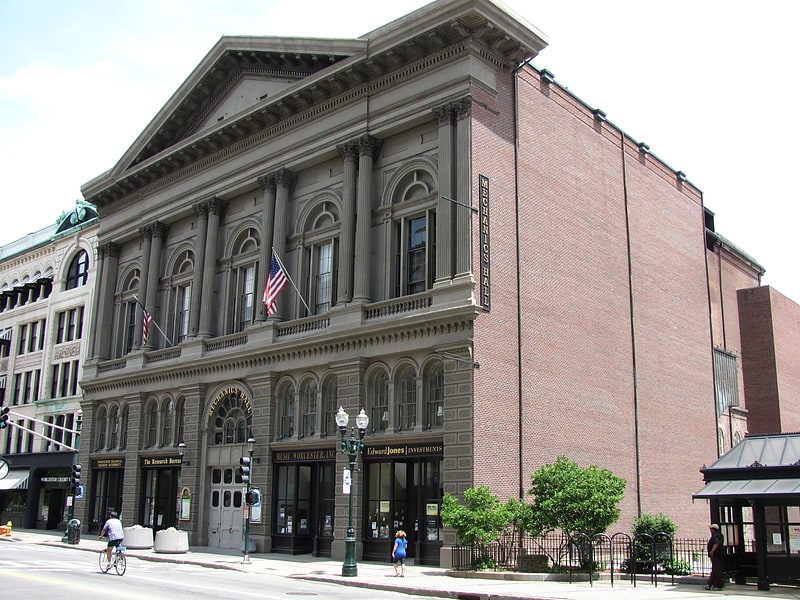 Concert hall in Worcester, Massachusetts