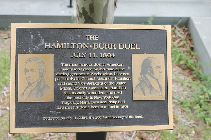 Burr–Hamilton duel