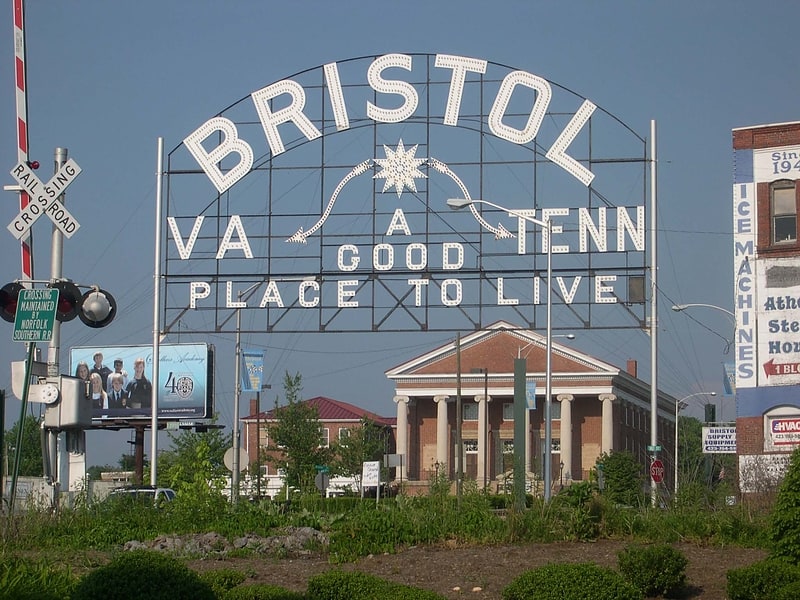 Historical landmark in Bristol, Virginia